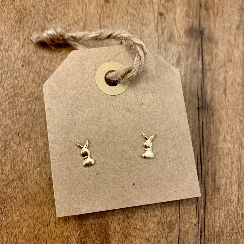 Vintage Playboy Bunny 14k Gold Earrings